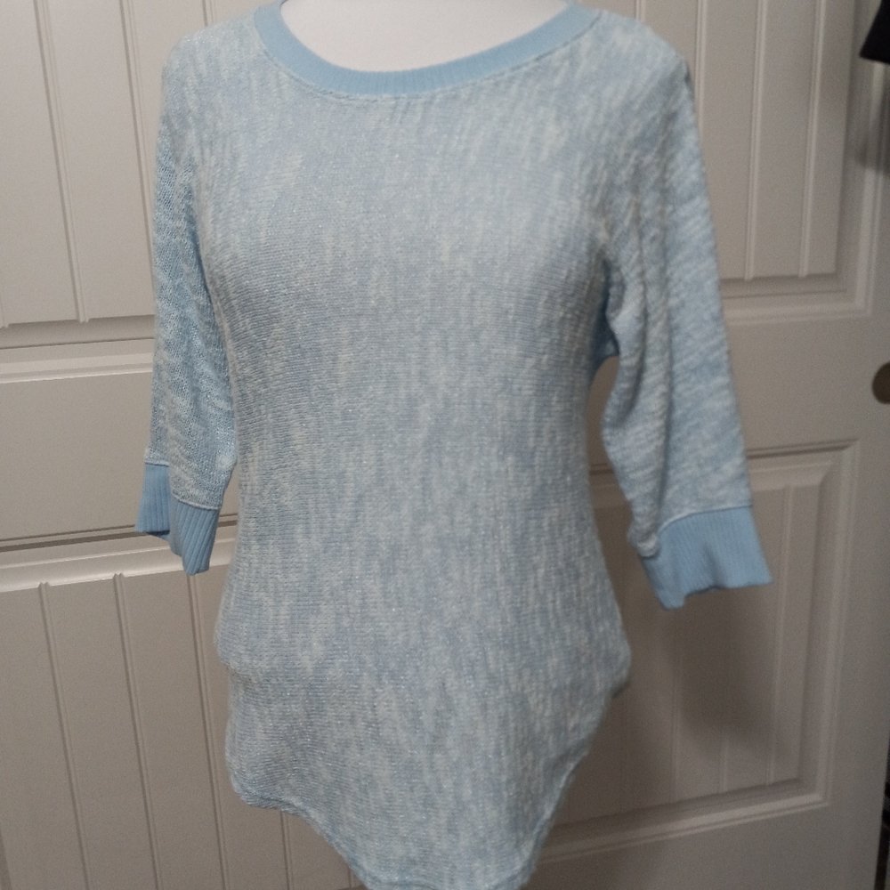 Women's Apt. 9 Blue Size Medium Knit Sweater